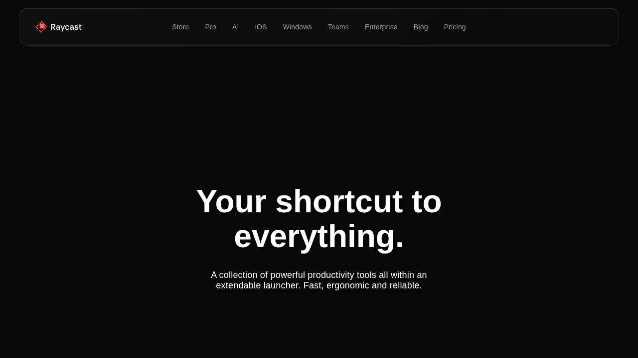Preview of Raycast - Your shortcut to everything