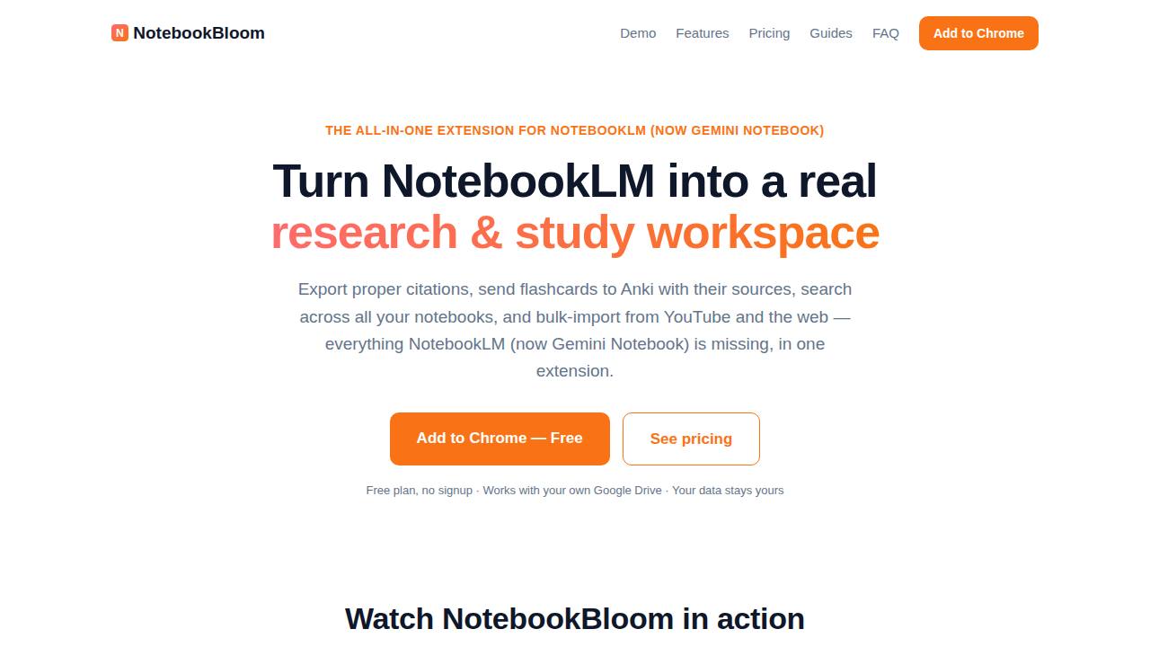 Preview of NotebookLM Citations, Zotero & Anki Export — NotebookBloom